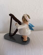 Erzgebirge - KWO alter Engel mit Harfe, neuwertiger Zustand