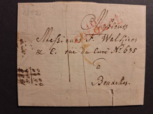 1802 vorphilatelie botenbrief - 1802,
