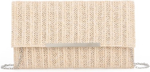 Eveout stroh clutch für damen - stroh,