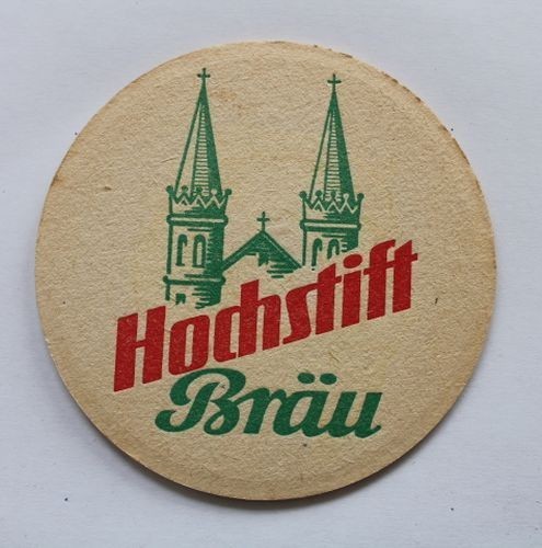 Bierdeckel hochstift bräu - hochstift,