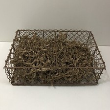 Quadratische Metall Maschendrahtbox Geschenkbox 29 x 20 x 10 cm, alle Anlässe Kupfer