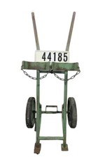 Flaschenwagen Flaschenkarre füt Autogen Sauerstoff Acetylen Flaschen 44185