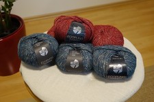 LANA GROSSA Ecopuno Tweed, 2x 3 Knäuel, mit Maschenprobe