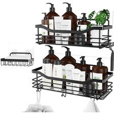 Duschkorb Edelstahl Wandablage