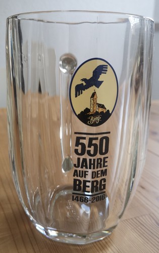 Adler brauerei berg glaskrug - adler,