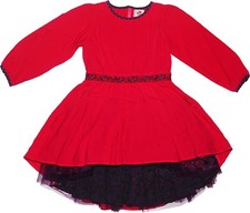 Paglie Langarm-Kleid pink lila für Winter REDUZIERT