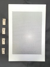 Balton Lochblechboden 27cm x 38cm (BxT), incl. 4 Halterungen, Silberfarben