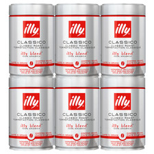 illy Espresso Classico ganze Bohne, normale Röstung 250g, 6er Pack