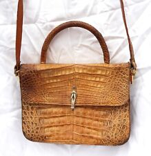 Kroko Tasche beige IRV