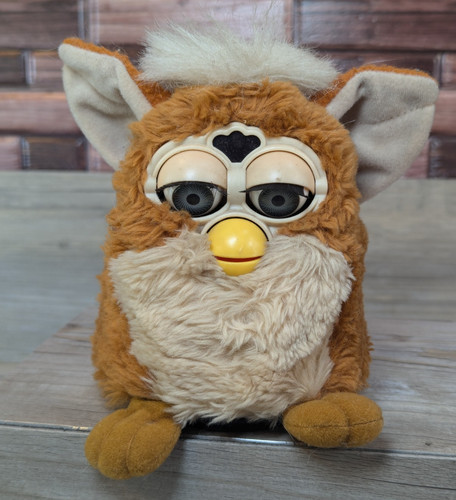Furby brown tan - brown, fur