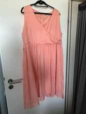 L.B.C. Chiffon-Kleid Pfirsich