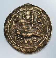 Bronze siegel handabguss vom - handabguss,