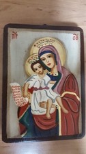 Holzikonen Maria Gottes mit