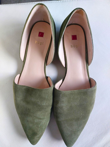 Högl pumps wildleder grün - högl,