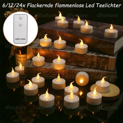 24x flammenlose led - 6/12/24x,