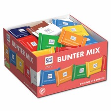 (17,85€/1kg) Ritter Sport Mini, Schokolade, 84 Tafeln