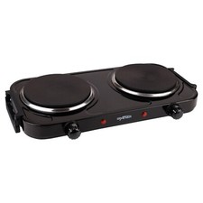 Grafner Kochplatte Doppelkochplatte Kochfeld Herdplatte Camping 2000W elektrisch