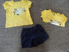 2 kurze Schlafanzüge Schlafanzug gr. 98/104 Zwillinge