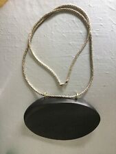 925 Silber Königskette, Kinnstütze Geige Ebenholz Unikat 