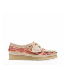 Clarks Originals Womens Wallabee Multi Raffia