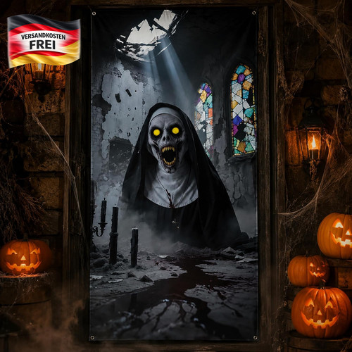 Halloween türdeko nonne - halloween,
