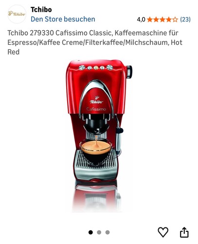 Tchibo cafissimo maschine - tchibo,