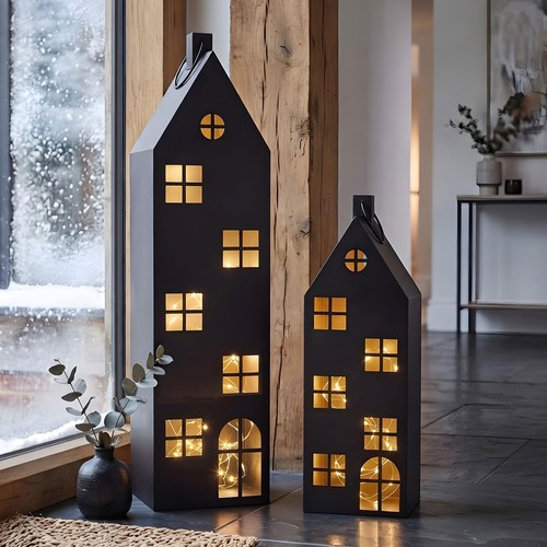 2er set laterne haus - 2er,
