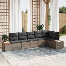 Gartensofa-set mit Kissen mit