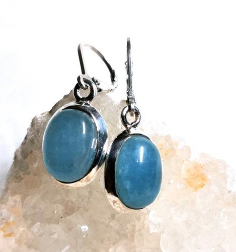 Ohrringe mit aquamarin 925er - mit,