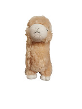 Lama Kuscheltier/Plüschtier, braun/beige stehend, süßes, weiches Lama
