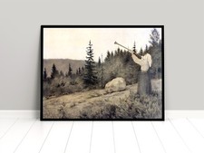 Poster Theodor Kittelsen: Op