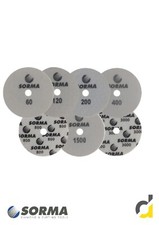 Sorma I DIA MX 100 Diamant Schleifscheiben Polierset für Marmor, Granit
