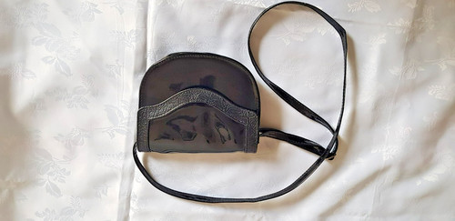 Schwarze lacktasche - schwarze,
