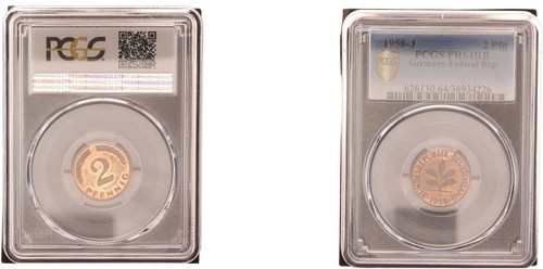 Brd pfennig 1958 25 - , j