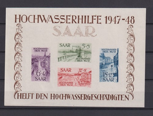 Saarland 1948 block - block, 1