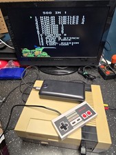 NES - USB-C Mod - 2 Controllers -1 Zapper - 1 Game - Charger Included.