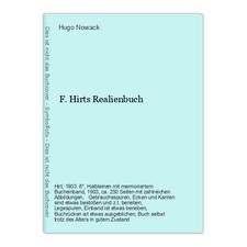 F. Hirts Realienbuch Nowack