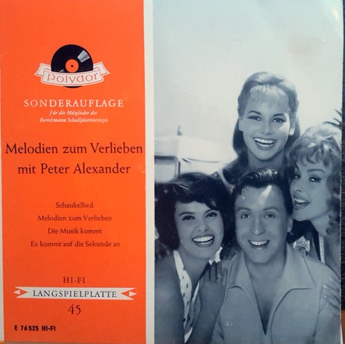 Peter alexander melodies to - alexander,