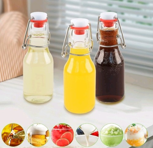 100ml bügelflasche glas - 10,