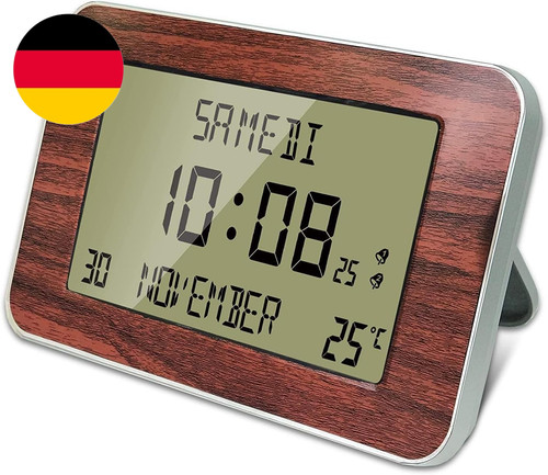 Funkuhr wecker mit kalender - -,
