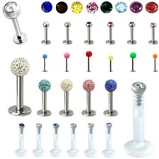 Labret Piercing Lippenpiercing