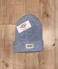 Ugg Beanie Hat Grey New