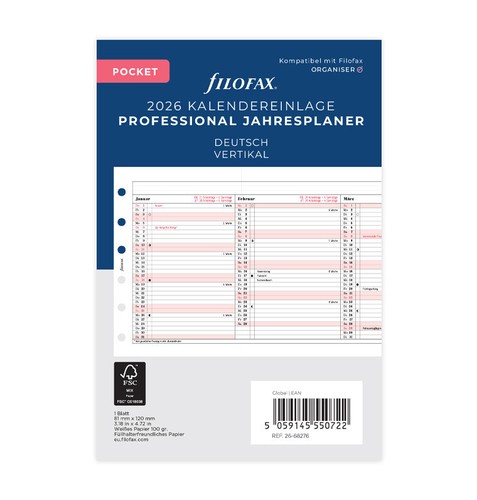 Filofax 68276 pocket - 26-68276,