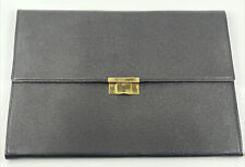 Vintage Leder Aktentasche - Organizer - 20. Jahrhundert - Braun/ Schwarz