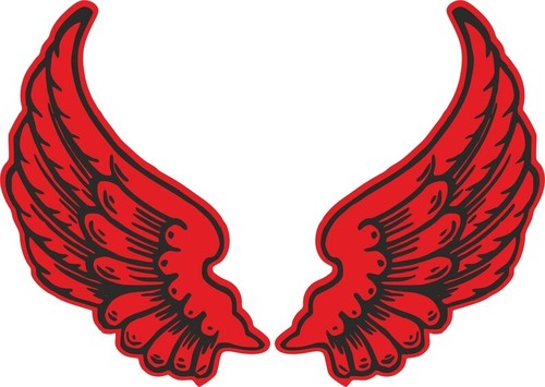 Aufkleber flügel - aufkleber,