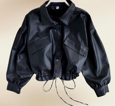 Women’s Black Real Leather