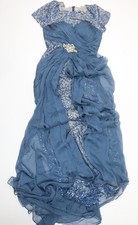 eDressit Damen Blau Pailletten