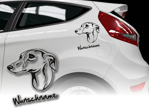 Aufkleber whippet englischer - whippet,