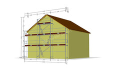 Giebelgerüst 65qm AF Gerüst