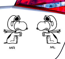 2x Snoopy Red Baron Auto